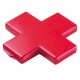 Pflasterbox Kreuz, rot